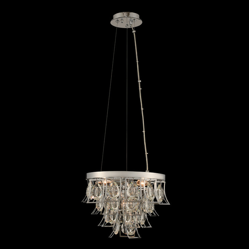 Allegri 031950-010-FR001 Four Light Pendant, Chrome