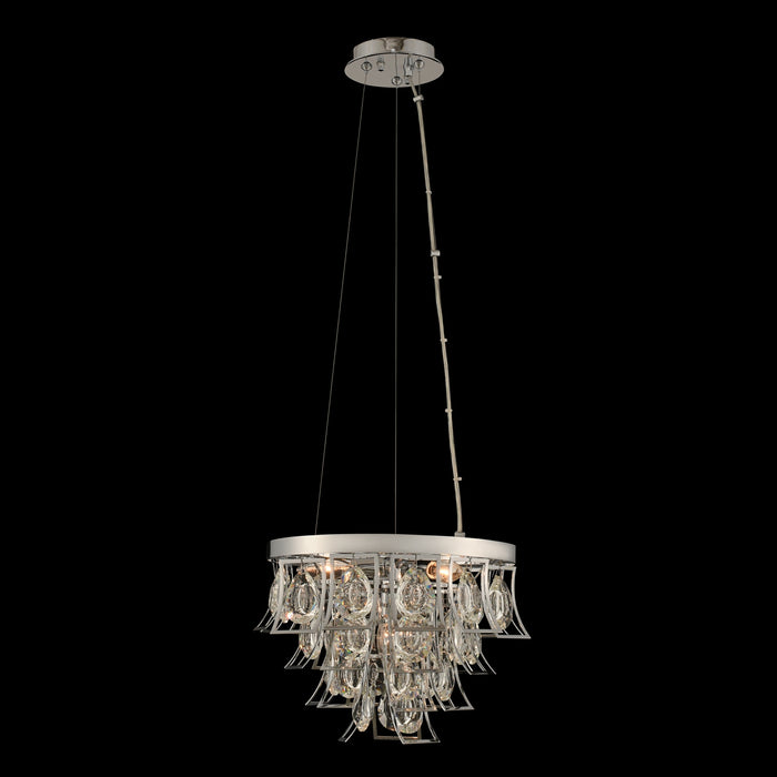 Allegri 031950-010-FR001 Four Light Pendant, Chrome