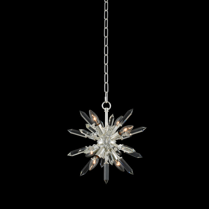 Allegri 033610-014-FR001 Six Light Pendant, Polished Silver