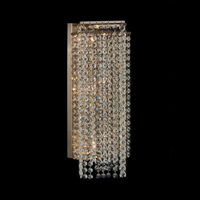 Allegri 038921-038-FR001 Three Light Wall Sconce, Brushed Champagne Gold