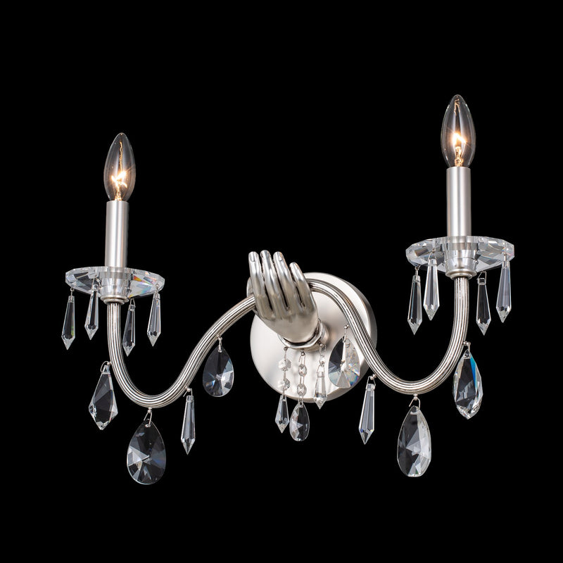 Allegri 039021-061-FR001 Two Light Wall Sconce, Pewter