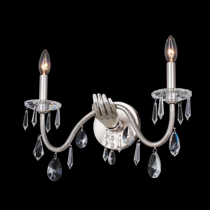 Allegri 039021-061-FR001 Two Light Wall Sconce, Pewter