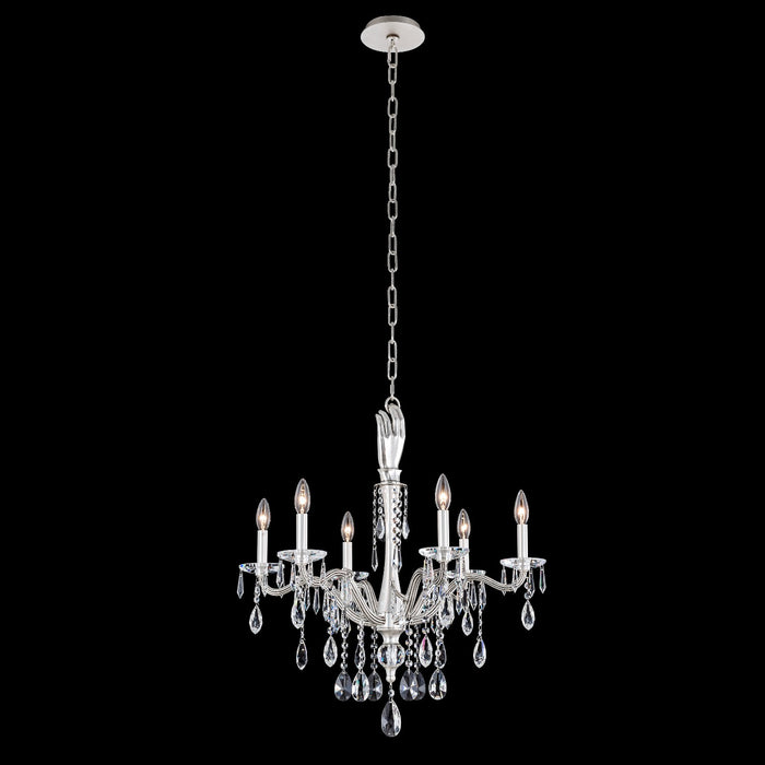 Allegri 039071-061-FR001 Six Light Chandelier, Pewter