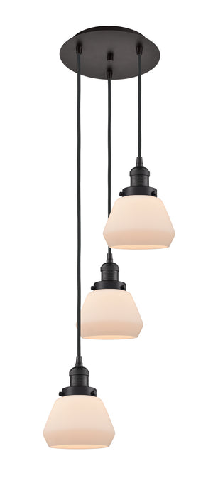 Innovations 113F-3P-OB-G171 Three Light Pendant, Oil Rubbed Bronze