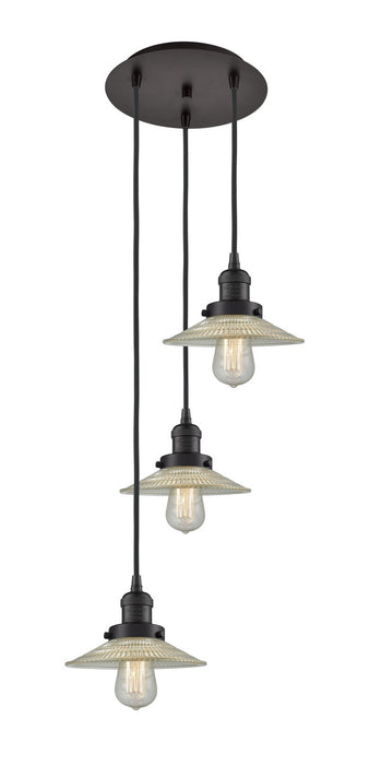 Innovations 113F-3P-OB-G2 Three Light Pendant, Oil Rubbed Bronze