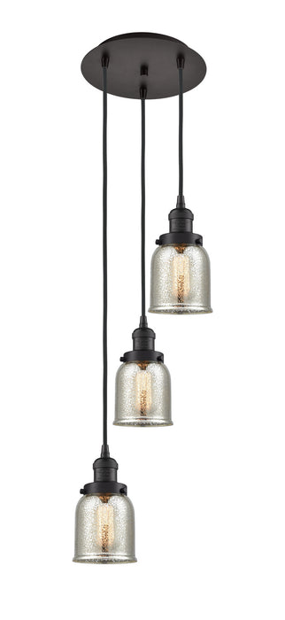 Innovations 113F-3P-OB-G58 Three Light Pendant, Oil Rubbed Bronze