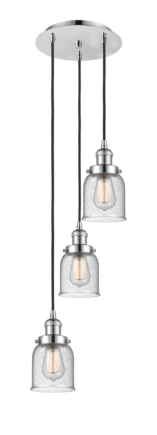 Innovations 113F-3P-PC-G54 Three Light Pendant, Polished Chrome