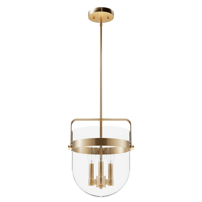 Hunter 19834 Three Light Pendant, Alturas Gold