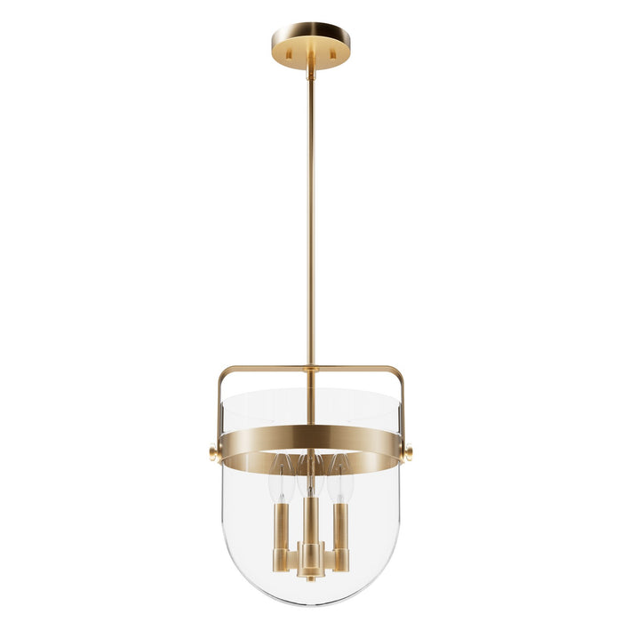 Hunter 19834 Three Light Pendant, Alturas Gold
