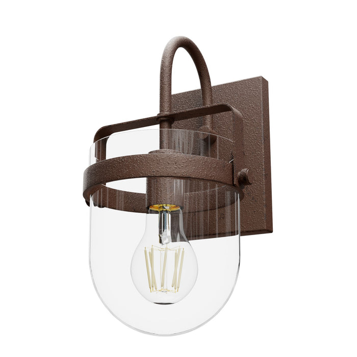 Hunter 19841 One Light Wall Sconce, Textured Rust