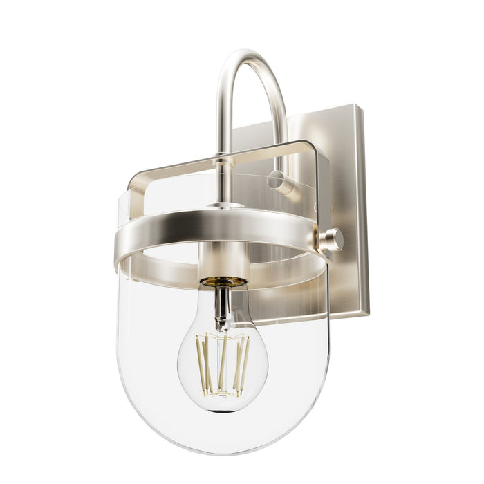 Hunter 19842 One Light Wall Sconce, Brushed Nickel