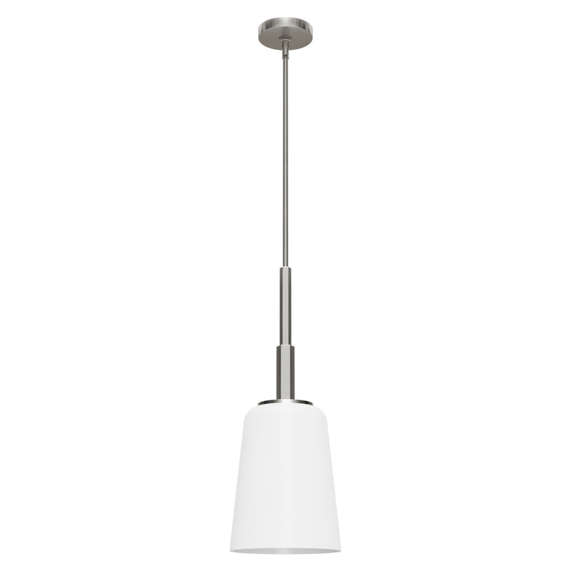 Hunter 19885 One Light Pendant, Brushed Nickel
