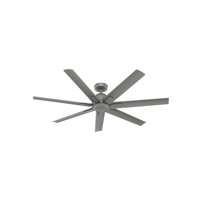 Hunter 51589 60" Ceiling Fan, Matte Silver