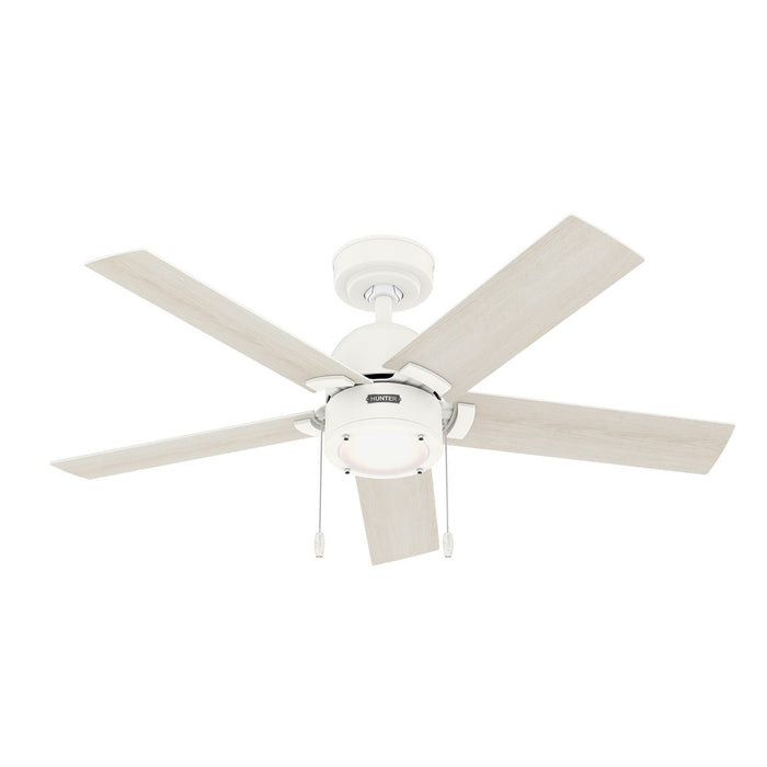 Hunter 51708 44" Ceiling Fan, Matte White