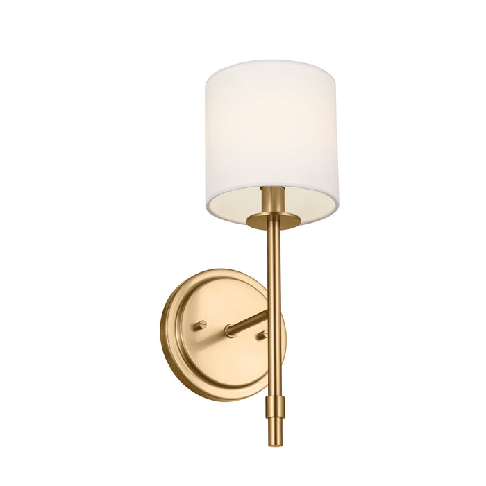Kichler 52505BNB One Light Wall Sconce, Brushed Natural Brass