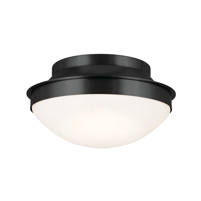 Kichler 52544BK Two Light Flush Mount, Black