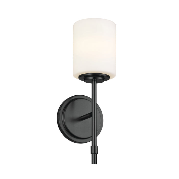 Kichler 55140BK One Light Wall Sconce, Black