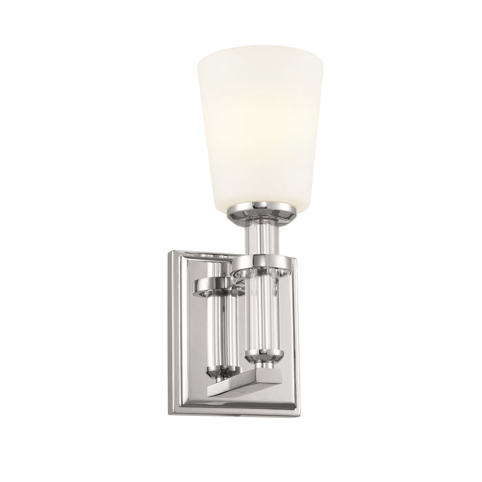 Kichler 55145PN One Light Wall Sconce, Polished Nickel