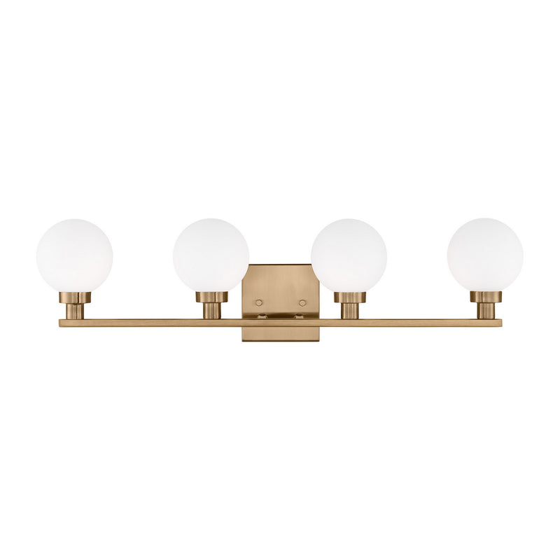 Visual Comfort Studio 4461604-848 Four Light Bath Vanity, Satin Brass