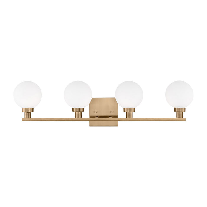 Visual Comfort Studio 4461604-848 Four Light Bath Vanity, Satin Brass