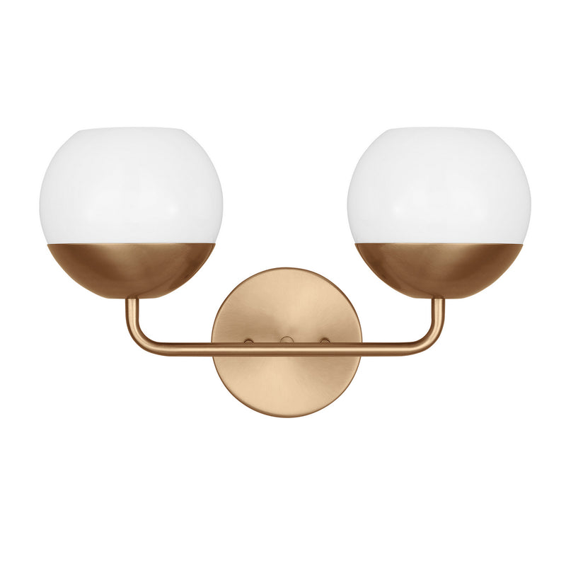 Visual Comfort Studio 4468102EN3-848 LED Bath Wall Sconce, Satin Brass