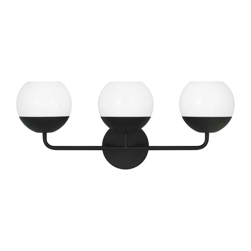 Visual Comfort Studio 4468103-112 Three Light Bath Vanity, Midnight Black