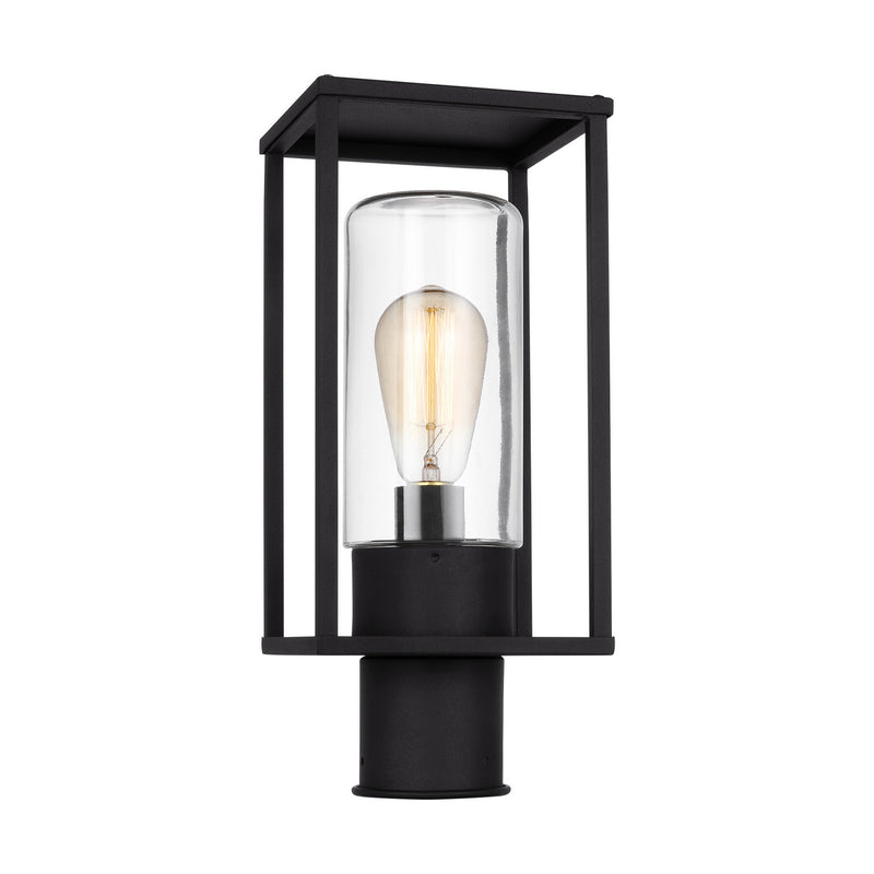 Visual Comfort Studio 8231101-12 One Light Outdoor Post Lantern, Black