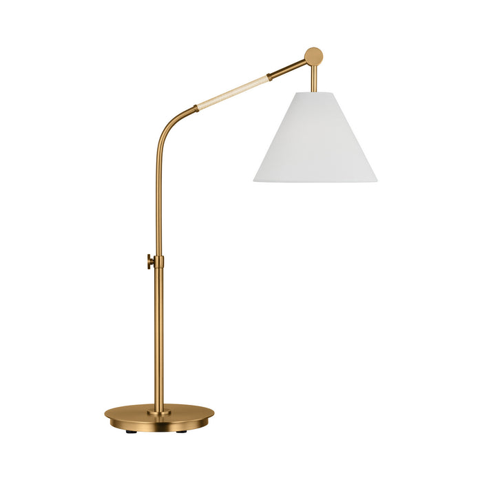 Visual Comfort Studio AET1041BBS1 One Light Table Lamp, Burnished Brass