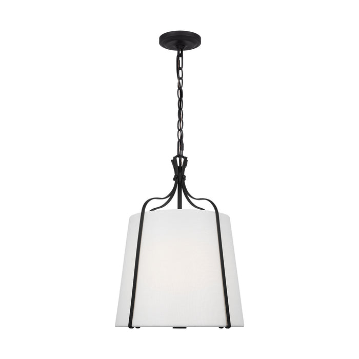 Visual Comfort Studio AP1241SMS One Light Pendant, Smith Steel