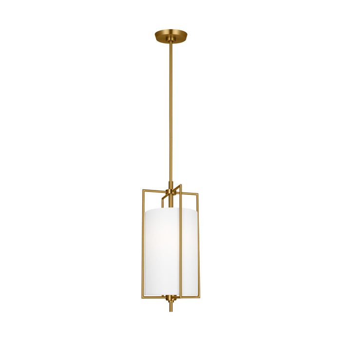 Visual Comfort Studio CP1401BBS One Light Pendant, Burnished Brass