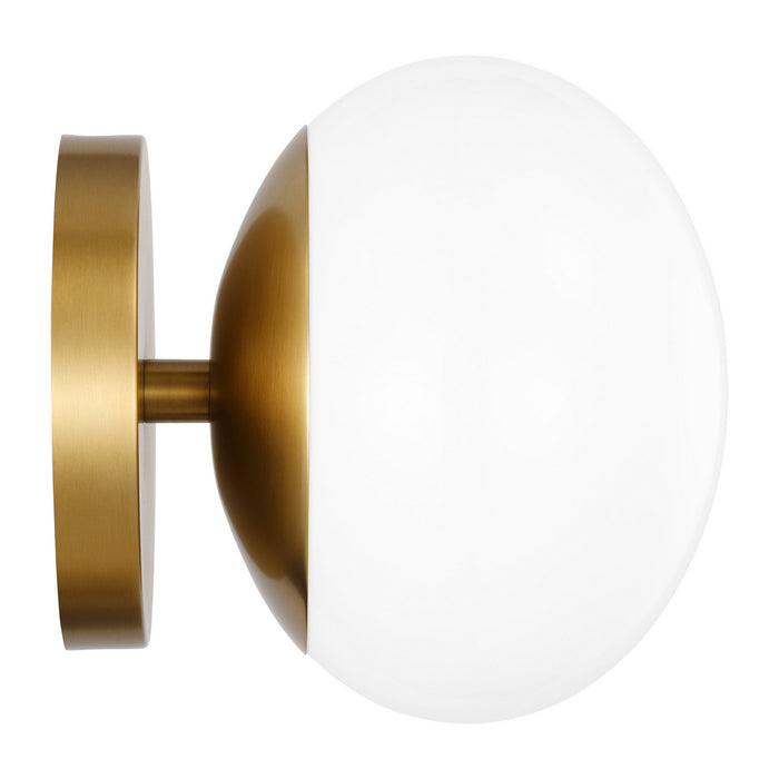 Visual Comfort Studio EV1011BBS One Light Wall Sconce, Burnished Brass