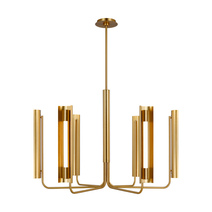 Visual Comfort Studio KC1076BBS LED Chandelier, Burnished Brass