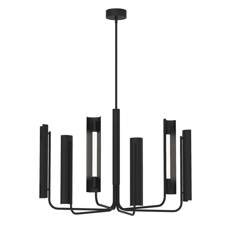 Visual Comfort Studio KC1076MBK LED Chandelier, Midnight Black
