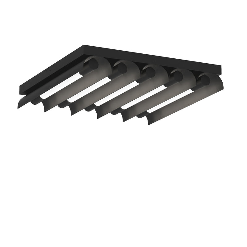 Visual Comfort Studio KF1095MBK LED Flush Mount, Midnight Black