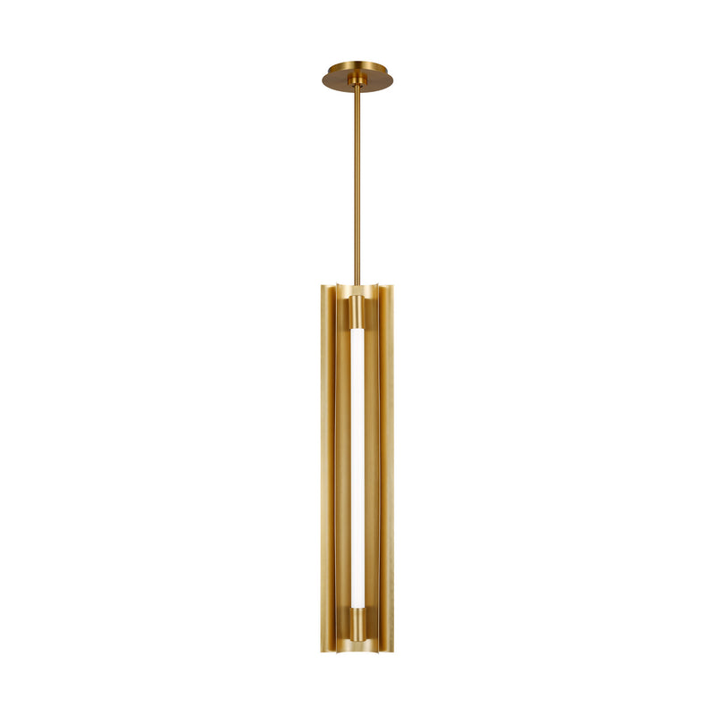 Visual Comfort Studio KP1084BBS LED Pendant, Burnished Brass