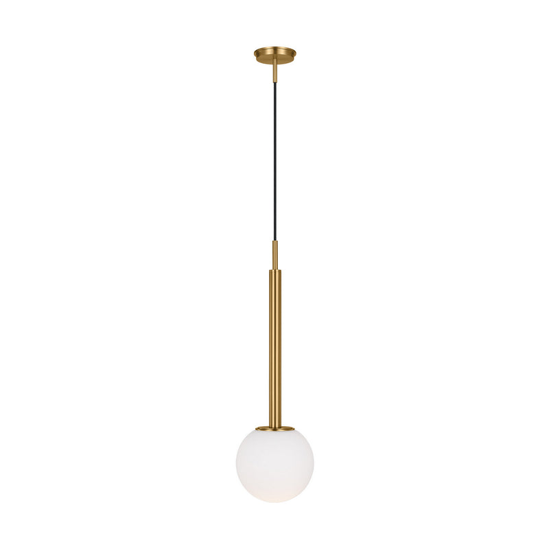 Visual Comfort Studio KP1141BBS One Light Pendant, Burnished Brass