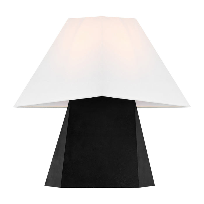 Visual Comfort Studio KT1361AI1 LED Table Lamp, Aged Iron