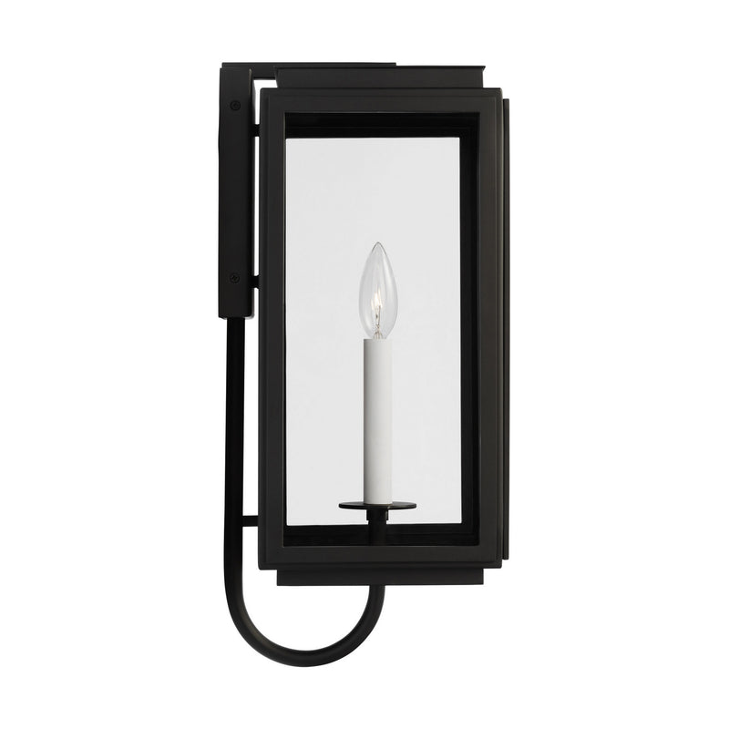 Visual Comfort Studio LO1001TXB One Light Wall Lantern, Textured Black