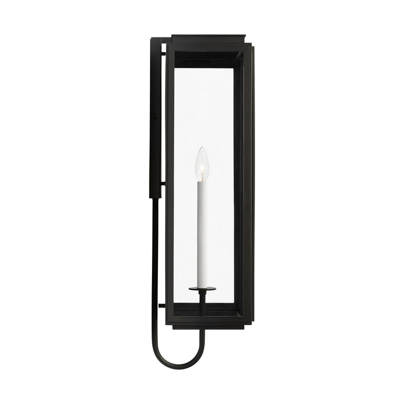 Visual Comfort Studio LO1021TXB One Light Wall Lantern, Textured Black