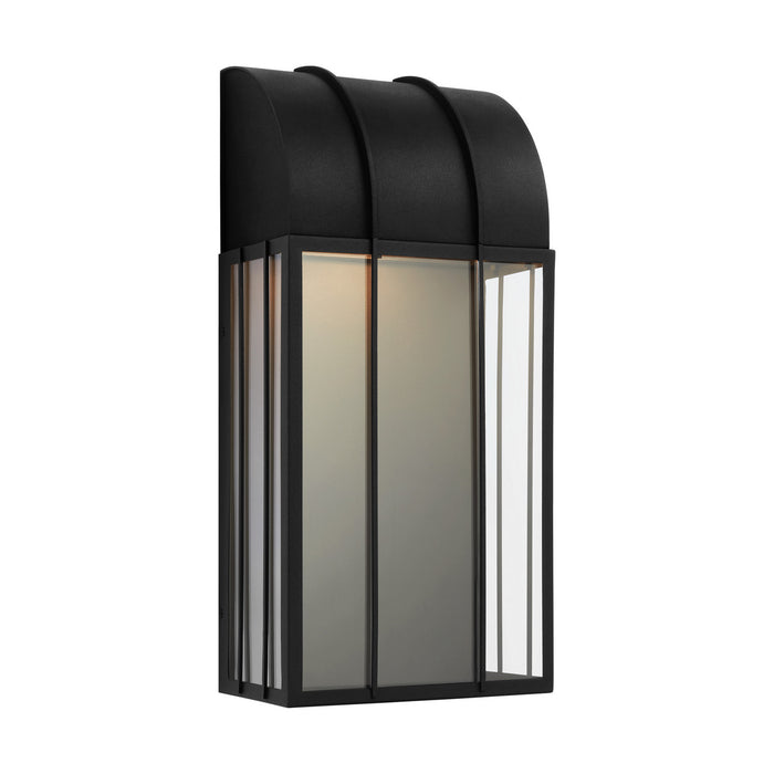 Visual Comfort Studio LO1061TXB-L1 LED Wall Lantern, Textured Black