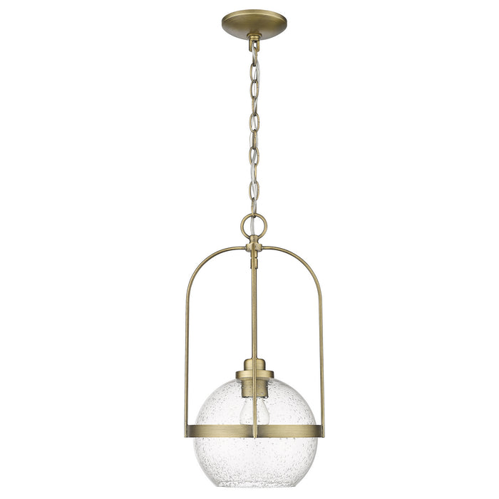 Acclaim Lighting IN10010ATB One Light Pendant, Antique Brass
