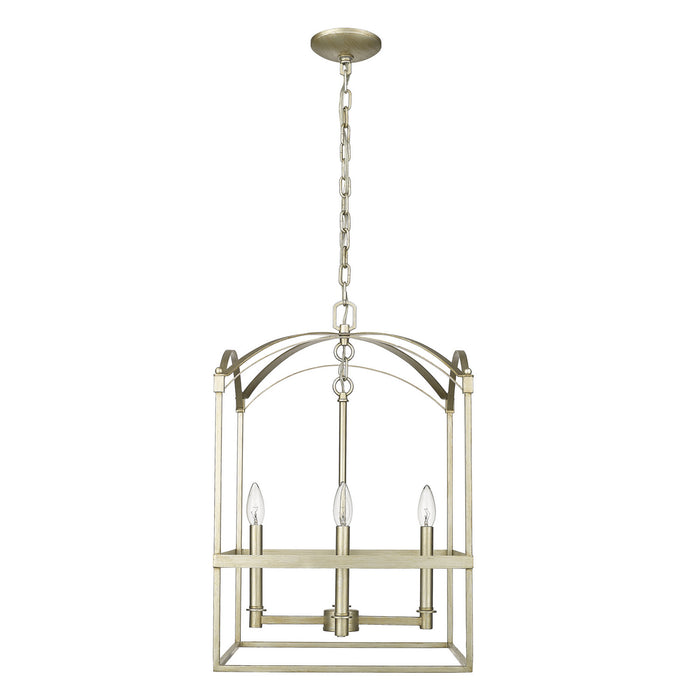 Acclaim Lighting IN10016WG Four Light Pendant, Washed Gold