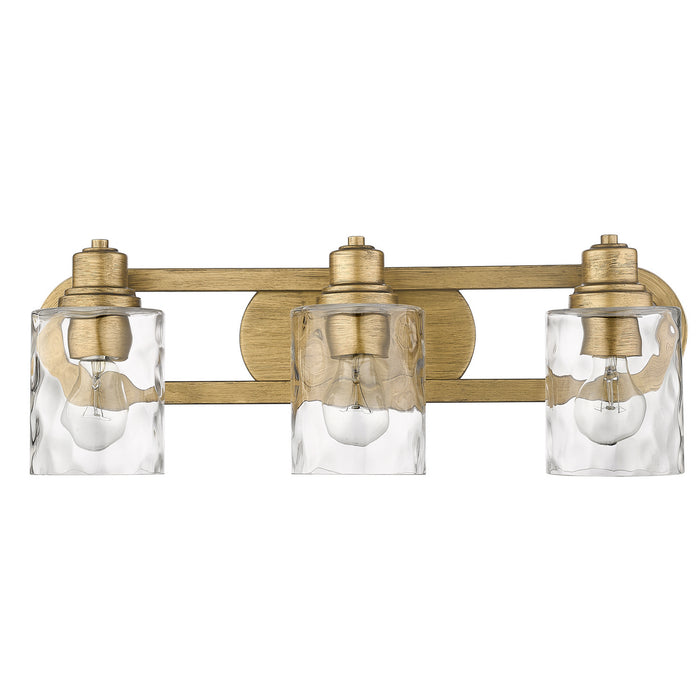 Acclaim Lighting IN40057AG Three Light Bath Vanity, Antique Gold