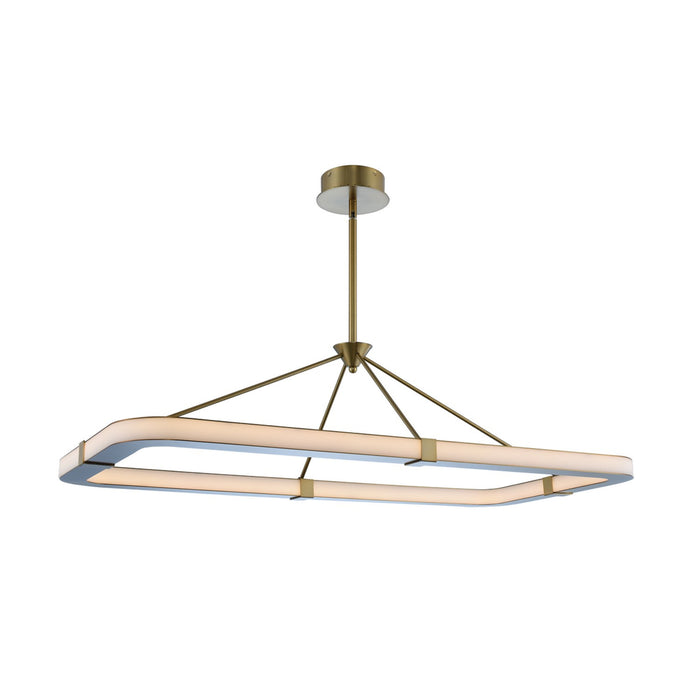 Kalco 509961WB LED Island Pendant, Winter Brass