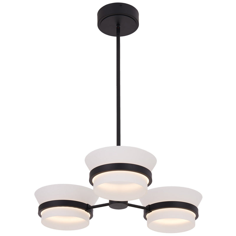 Kalco 517371MB LED Chandelier, Matte Black