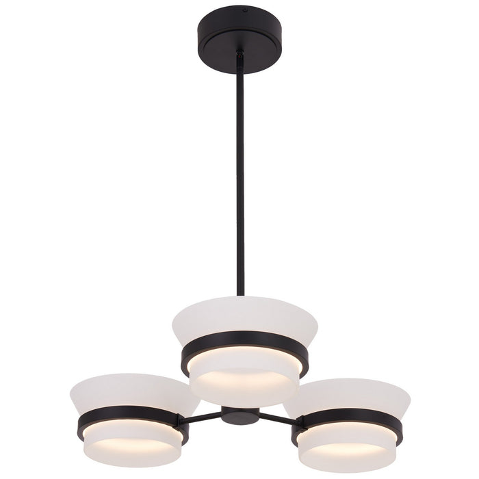 Kalco 517371MB LED Chandelier, Matte Black