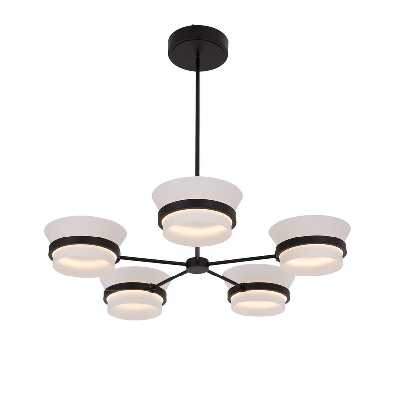 Kalco 517372MB LED Chandelier, Matte Black
