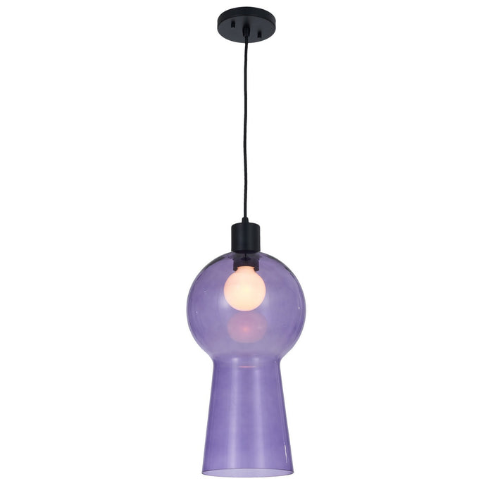 Kalco 517912MB One Light Mini Pendant, Matte Black