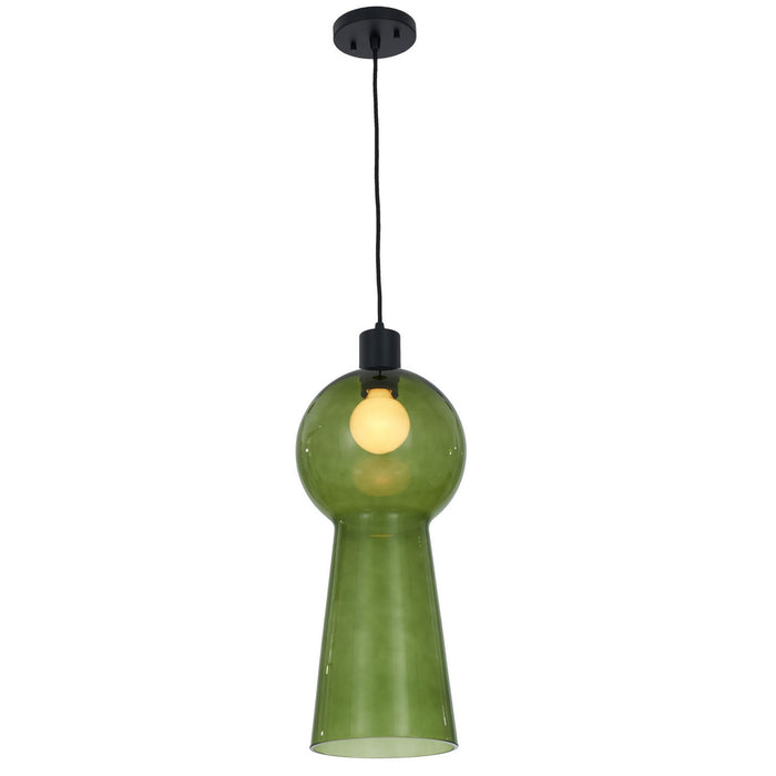 Kalco 517913MB One Light Mini Pendant, Matte Black