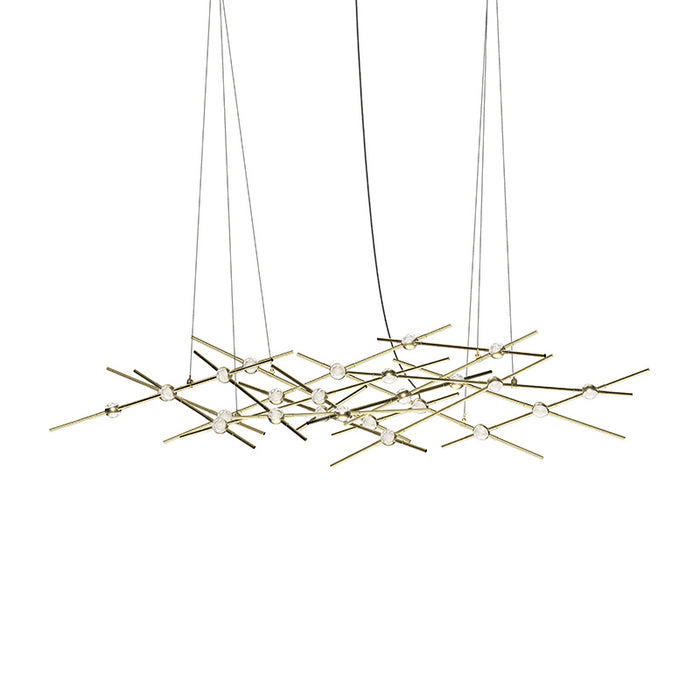 Sonneman 2155.38C LED Lantern, Satin Brass